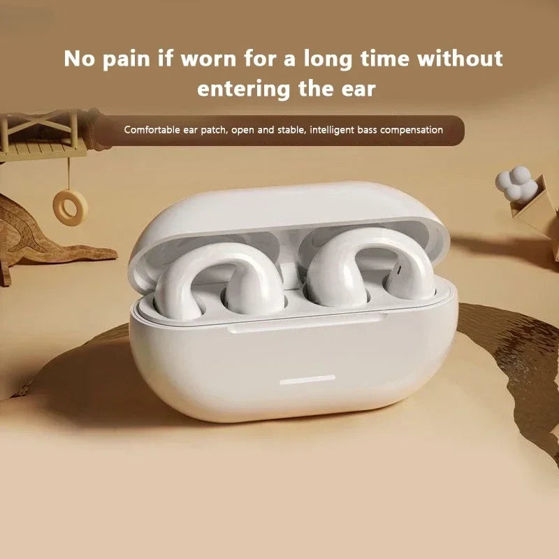 Auriculares Inalámbricos T75 de Conducción Ósea Bluetooth 5.3 Deportivos HiFi Impermeables TWS