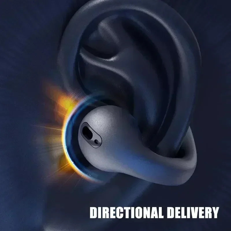 Auriculares Inalámbricos T75 de Conducción Ósea Bluetooth 5.3 Deportivos HiFi Impermeables TWS
