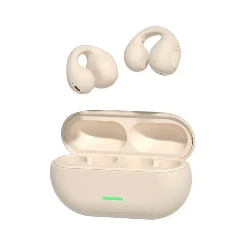 Auriculares Inalámbricos T75 de Conducción Ósea Bluetooth 5.3 Deportivos HiFi Impermeables TWS