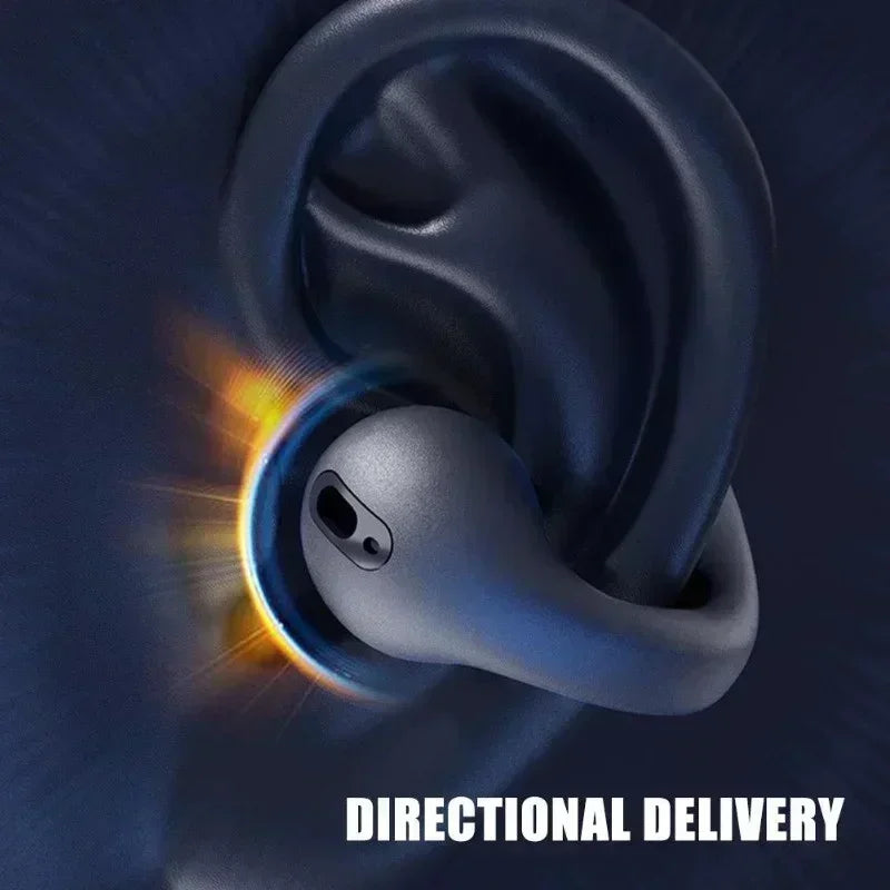 Auriculares Inalámbricos T75 de Conducción Ósea Bluetooth 5.3 Deportivos HiFi Impermeables TWS