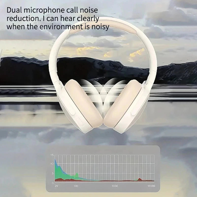 Auriculares Bluetooth Inalámbricos Estéreo HiFi con Batería Ultra Larga para Gaming y Uso Diario